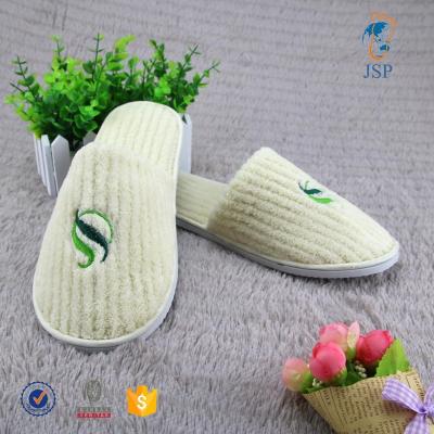 China Disposable Coral Terry Good Quality Fleece Slipper For Hotel for sale