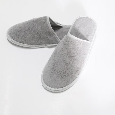 China High quality cheap washable gray color men indoor slipper for sale