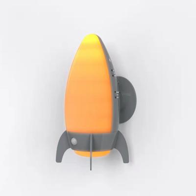 China Modern Kids Fun Gifts For Kids Space Vapor Rocket Light Table Lamp for sale