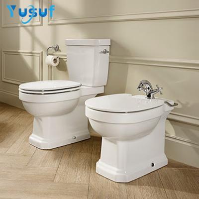 China Modern Double Flush Ceramic One Piece Siphonic Bathroom Double-Stream Strap Sanitary Ware Toilet for sale