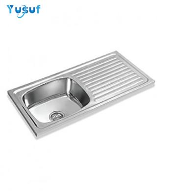 China Without Faucet High Quality Commercial Restaurant 304 Stainless Steel Vegetable Wash Sink for sale