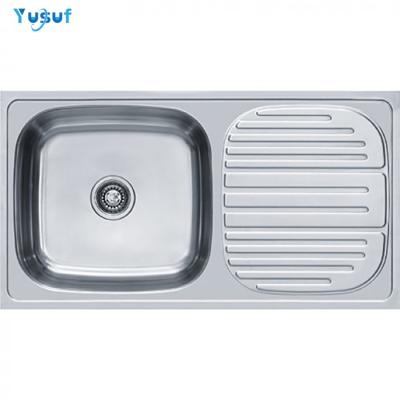 China Anti Overflow Faucet Family Design Outdoor Kitchen Single Bowl Without Sink for sale