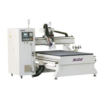 China Building material shops cheap 3d wood carving router cnc engraving machine atc cnc router 1325 with servo motor for sale