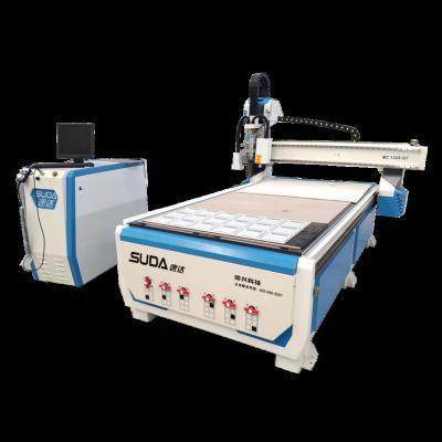 China MDF 1325 WOOD ACRYLIC ALUMINUM 1530 Oscillating Knife Cutting Machine CNC Routers with CCD Camera Sponge Leather Cutting for sale