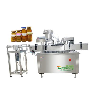 China Machinery & Hardware GMP standard vial washing tunnel sterilization filling capping labeling small vial filling machine for sale