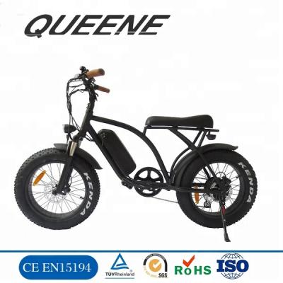 China QUEENE aluminum alloy manufacture/OEM produced 2018 best electric bicycle 48V 500W enduro electric bike for sale