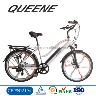 China Aluminum alloy 250W350w500w 26inch woman hidden battery electric bike wholesale/cheap city e bicycle/e-bike for sale