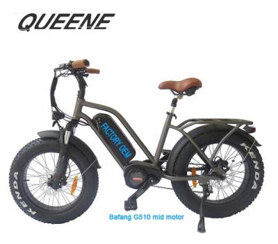 China Low Price Aluminum Alloy 1000W Mountain High Quality Mid Drive Electric Bike With 11.6Ah Li Battery for sale