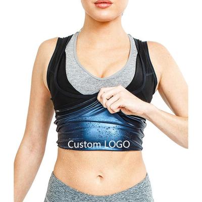 China New Hot Sale Antibacterial Body Shaper Invest Premium Workout Tank Top Men And Women Sauna Vest Fat Burning Weight Loss Slimming Shirt for sale