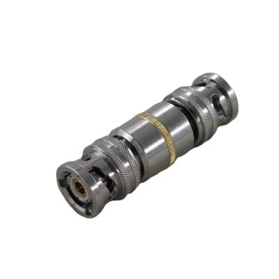 China 50ohm BNT Male / Male Coaxial 3-axis Plug RF Connector Adapter for sale