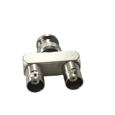 China RF Coaxial RF BNC One Male To BNC Female Two Y Shape Connector Adapter for sale