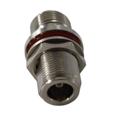 China Female RF N Jack To Female N Jack Bulkhead RF Coaxial Connector Adapter for sale