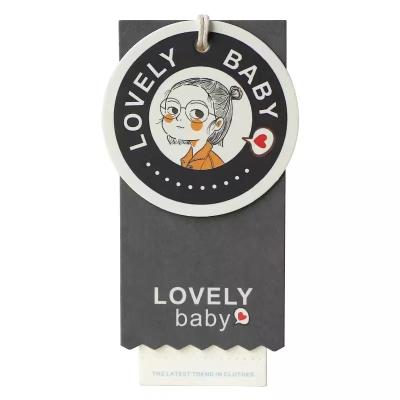 China paper & Cardboard Matt Garment Tags Customized Paper Luxury Label Clothing Hang Tags Luggage Tags for sale