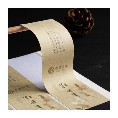 China Color Printing Waterproof Stickers Custom Tea Logo Stickers For Mapping Custom Logo Labels for sale