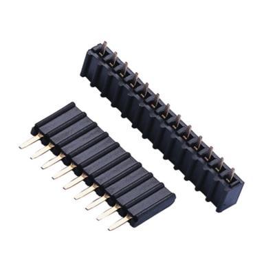 China audio & Video 2.54mm female header, H8.5mm, single row, straight type, u type for sale