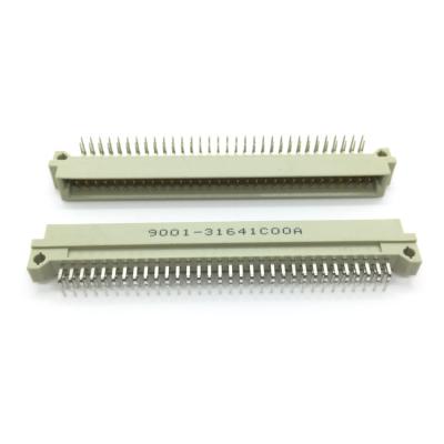 China 2.54mm Pitch 2*16pin Dual Board To Board Right Angle Row Din41612 Female Connector Type 9001-31641C00A for sale