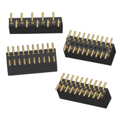 China audio & Single / Double / Triple Row SMT Video 1.27mm Machine Pin Socket Type for sale