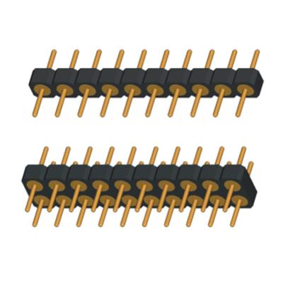 China audio & Video 2.54mm Machine Pin Adapters Single / Straight Type Double Row for sale