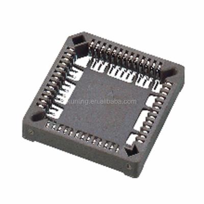 China PCB 1.27mm Pitch 52 Pin PLCC Socket SMT Connectors for sale