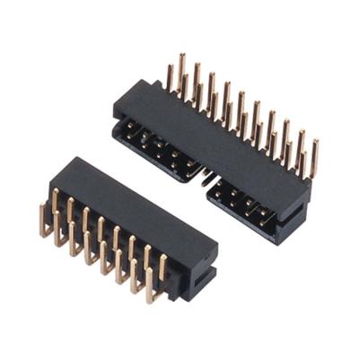 China audio & Right Angle Type Male PCB Header Connector Amp Video 2.0mm Pitch Box H6.35mm Female Header for sale