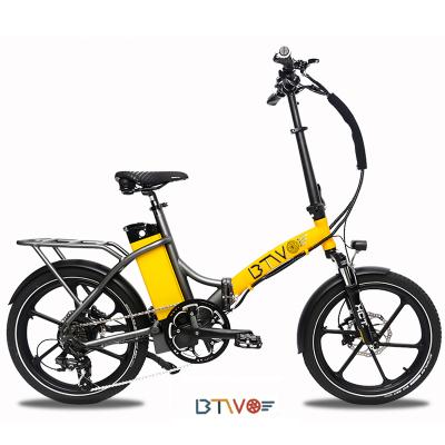 China 20 inch 48v 500w fat aluminum alloy foldable ebike with 8/10ah lithium battery ebike electric bike for sale