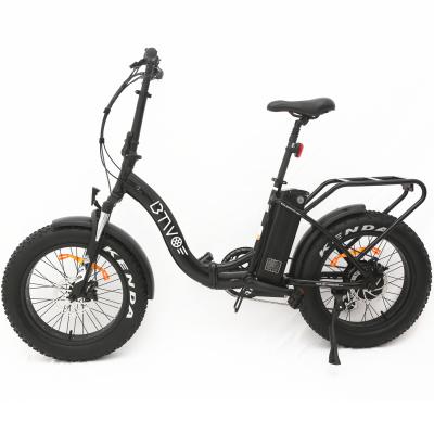 China 48V350W/500W Alloy Electric Bike Lithium Battery Aluminum Power Folding Ebike Big Tire Snow Electric Bike for sale