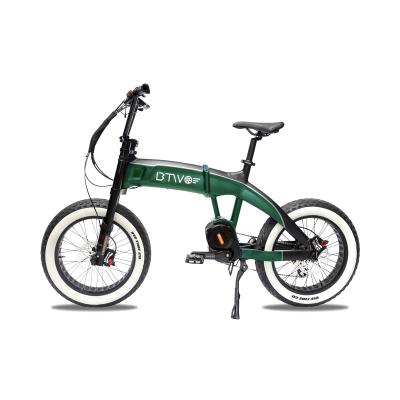 China Aluminum alloy new design folding electric bike for sale mid drive motor 48V500W/750W/1000W for sale