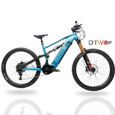 China Inch bafang 9 motor 36v48v52v 500w/750w/1000w aluminum alloy 27.5 speed electric bicycle battery mid electric bike for sale