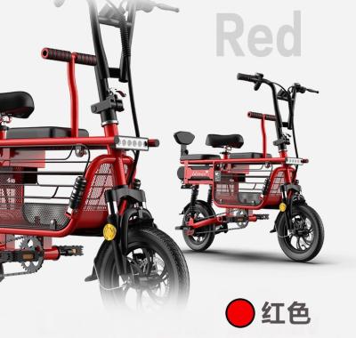 China Luxury ebike electric scooter with child seat 15/50/25 oh small mini folding electric bike for adult for mother and kids for sale