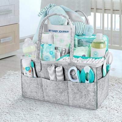 China DC-A402 Diaper Organizer Hanging Diaper Caddy Folding Diaper Organizer For Changing Table Baby Organizers Storage Cart for sale