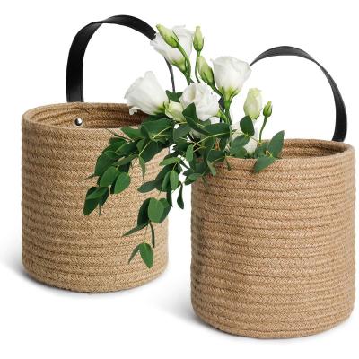 China TB-A005 Cotton Rope Folding Hanging Baskets for sale