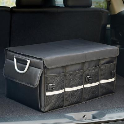 China Foldable Car Trunk Car Seat Organizer T-HH-A026 Backseat Storage Tote Auto Truck Box Bag Boot Transformer Eco-Friendly Cargo for sale