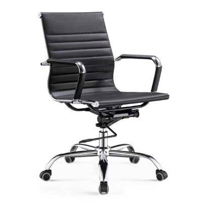 China (Size) Factory Price Adjustable High Back Executive Boss PU Office Furniture Hot Sale Leather Swivel Chair for sale