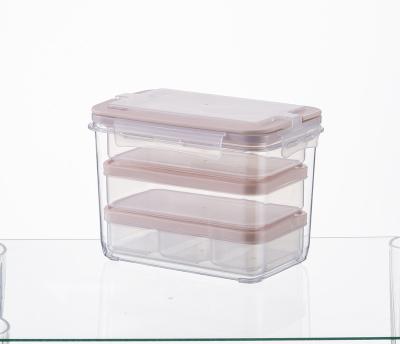 China Modern Minimalist Design Bento Box Adult Lunch Box 3 Bento Lunch Containers Stackable Freshness Storage For Adults/Kids for sale