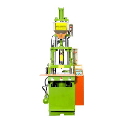 China CY-400STS VERTICAL vertical semi automatic tiny plastic injection machine 45 ton injection molding machine with double injection cylinder for sale