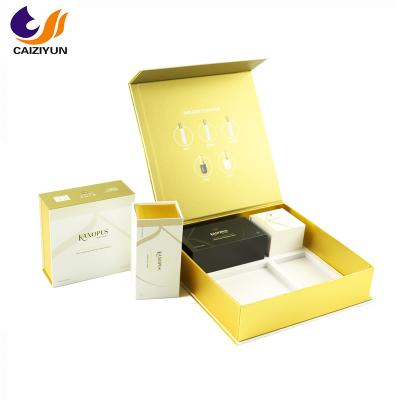 China Recycled Materials Wholesale Custom Logo Printed Luxury Magnetic Foldable Gift Perfume Box Paper Packaging for sale