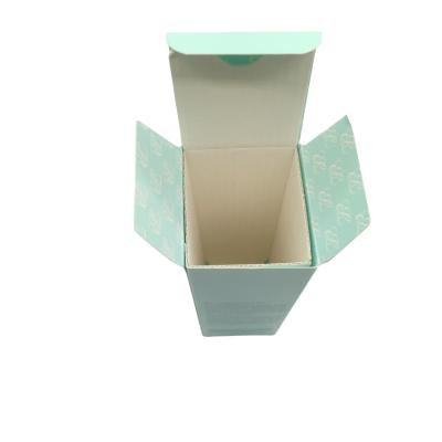 China Luxury Printing Recycled Materials Mini Cardboard Cosmetic Paper Box For 60ml 100ml Perfume Bottle for sale