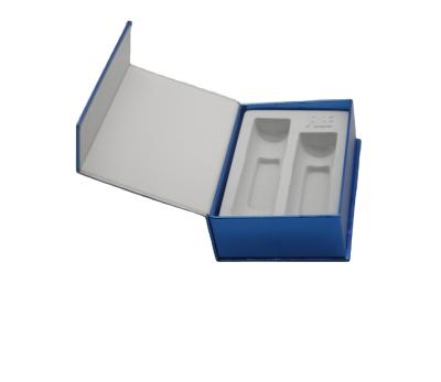 China Recycled Custom Magnetic Flip Lid Box With Inner Insert Small Materials Free Samples Magnetic Boxes for sale