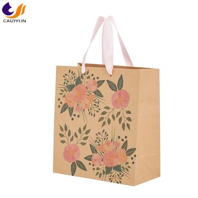 China Pink Custom Printed Custom Made Handmade Matte Laminated Retail Shopping Euro Tote Paper Bag With Logos for sale