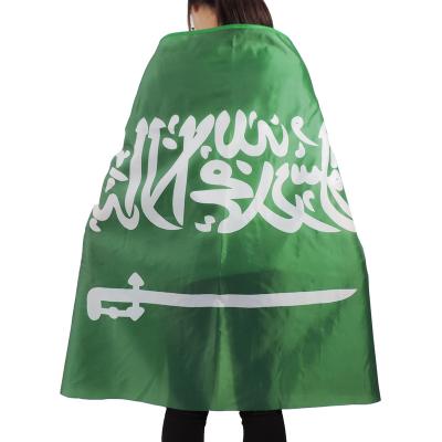 China Polyester the world soccer green color for UAE flag coat for sale