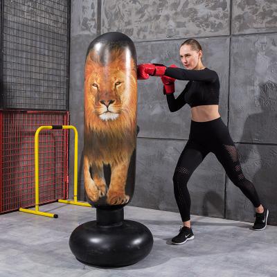 China Pole Gym, Lion Pose, Fitness Inflatable Boxing Column, Thick PVC Rocker Fighter, Duct Adult Toy, 1.6 Meters High Ls1588852 for sale