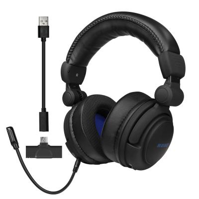 China Powerful Bass Smartphones Vibration Gaming Headphones Wireless Type-c 2.4G Transmitter Wireless Gaming Headsets For PS4 PS5 Switch PC for sale