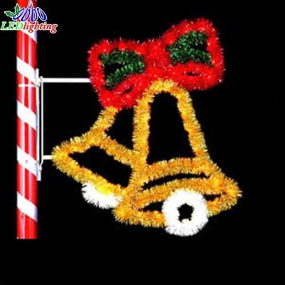 China 2021 Static Or Glitter Christmas Decoration Light Pattern Light Bell Led Light for sale