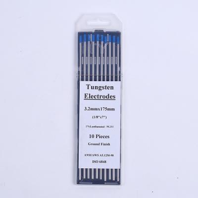 China TIG Welding TIG Welding Tungsten Electrodes 2% Lanthanated (blue, WL20) 10-Pack for sale