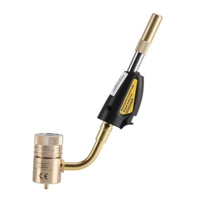 China Gas Auto Ignition Turbo Mapp Gas Torch Regulator Welding Working Soldering Welding Plumbing Gun Tool Home Accessory for sale