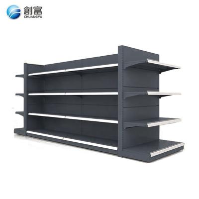 China Commercial double-sided display cigarette product shop food display grocery grocery bread shelf for supermarket for sale