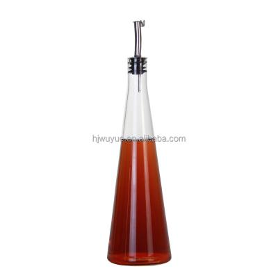 China Viable Kitchen Supplies Salad Dressing Bottle Oil Jar Soy Sauce Vinegar Sesame Oil Vinegar Bottle Glass Leakproof Seasoning Bottle for sale