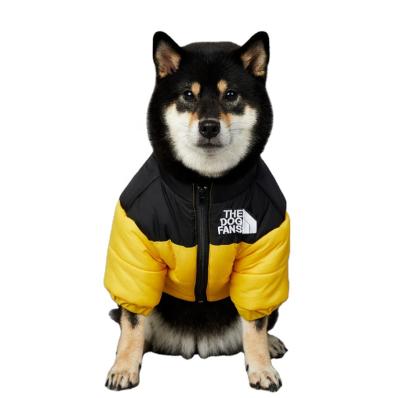 China Punk Us Brand Trendy Fashion Brand Winter Cute Pet Clothes Warm Dog Coat for sale