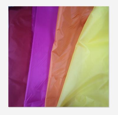 China Waterproof Polyester Taffeta Fabric 190T 210T Striping Fabric For Leather Bags Clothes Lining for sale