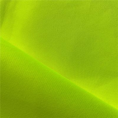 China Fluorescent Reflective Fabric Color Fluorescent Yellow Orange Blue Green For Sportwear Traffic Uniform Vest for sale